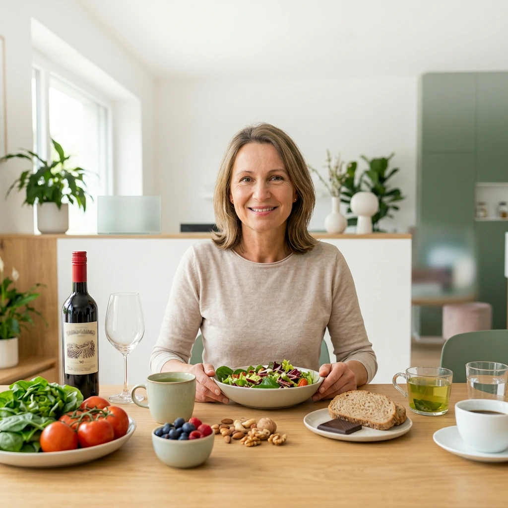 Bild mit gesunder Ernährung für erhöhten Augendruck